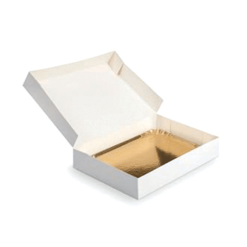 Boîtes traiteur blanches micro-cannelure